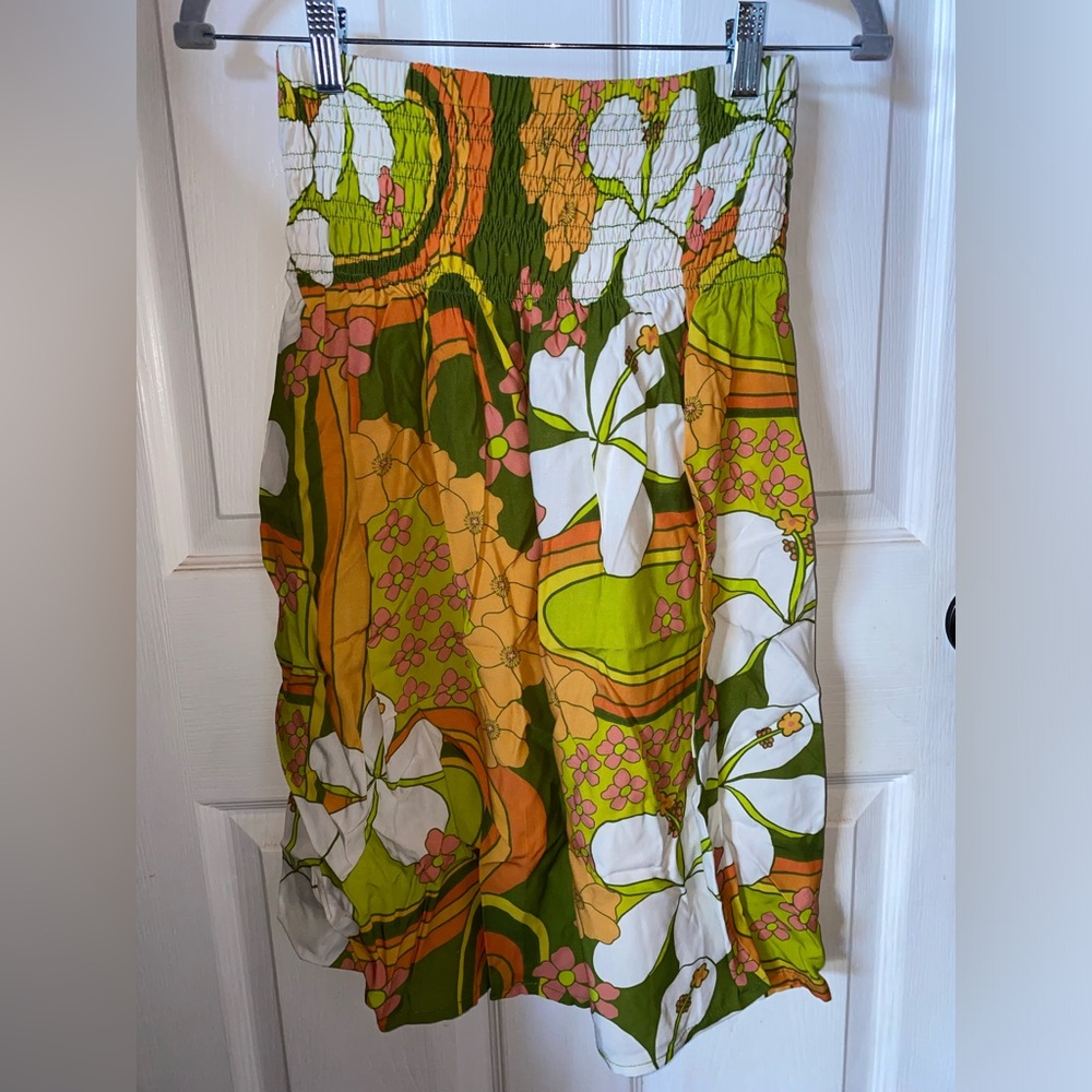 Eternal Summer - Beverly Skirt in Green Retro BNWOT